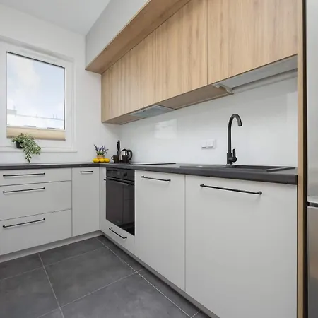 Air Conditioned In With Parking, Balcony And Bathtub By Renters Lejlighed Warszawa